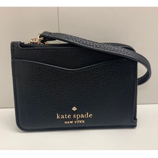 Kate Spade Saturday Black Leather Half Circle Wristlet 4JRU0124