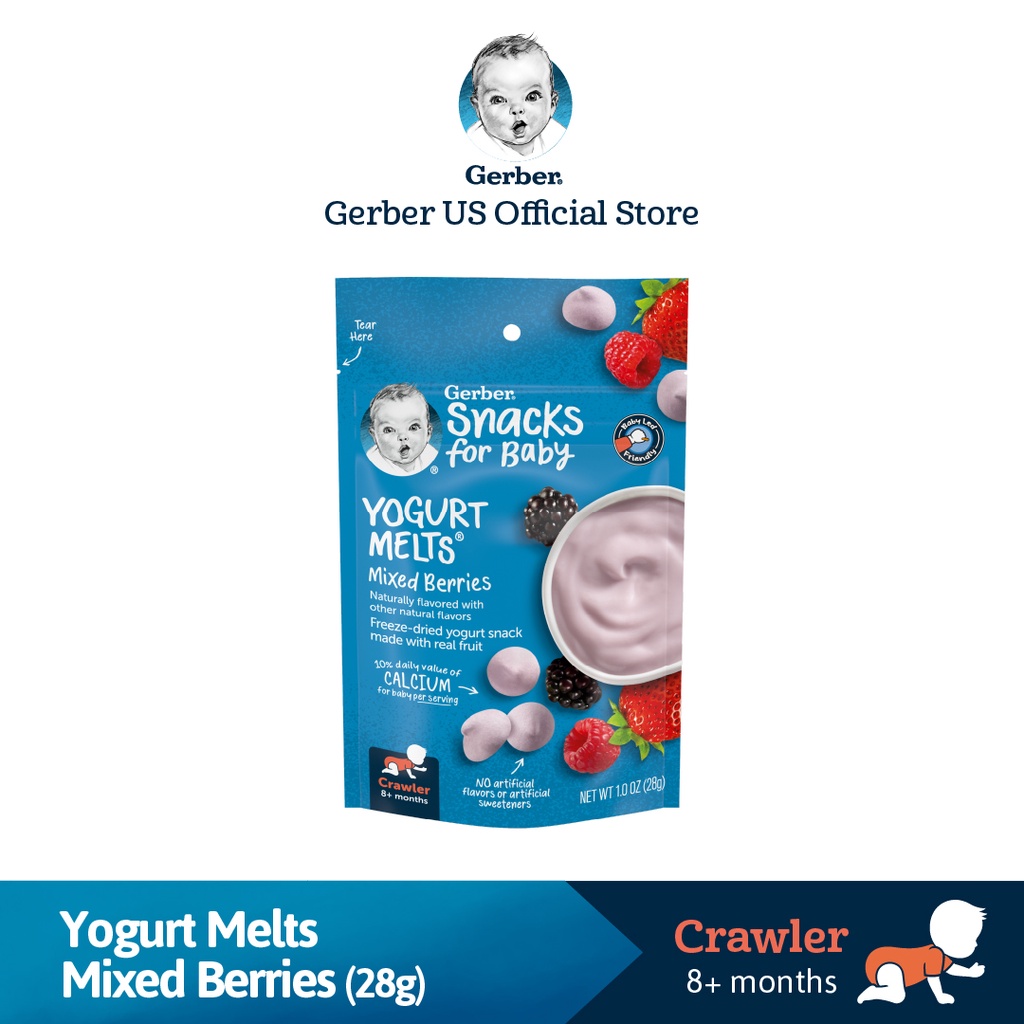Gerber Yogurt Melts Mixed Berries 28G Shopee Philippines
