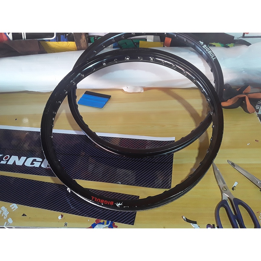 Kingu Rim Carbon Style Sticker DIY ( PLEASE PAKI BASA NG DISCRIPTION SA ...