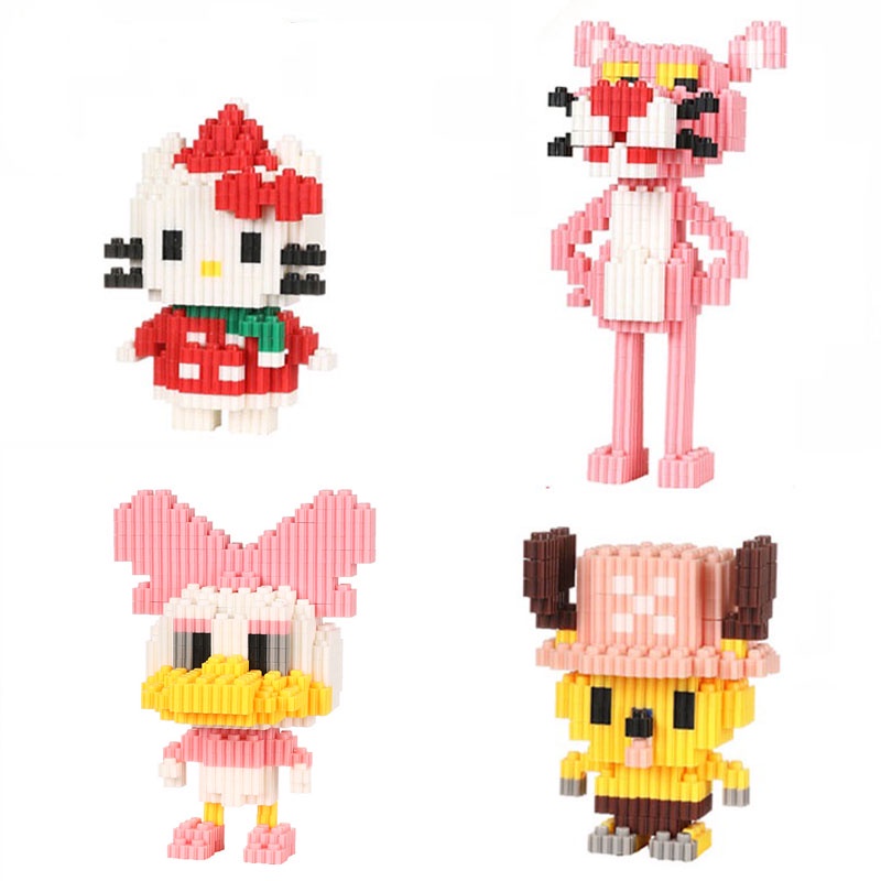 ℡Chopper nano blocks cartoon anime model Lego Pink Panther mini ...