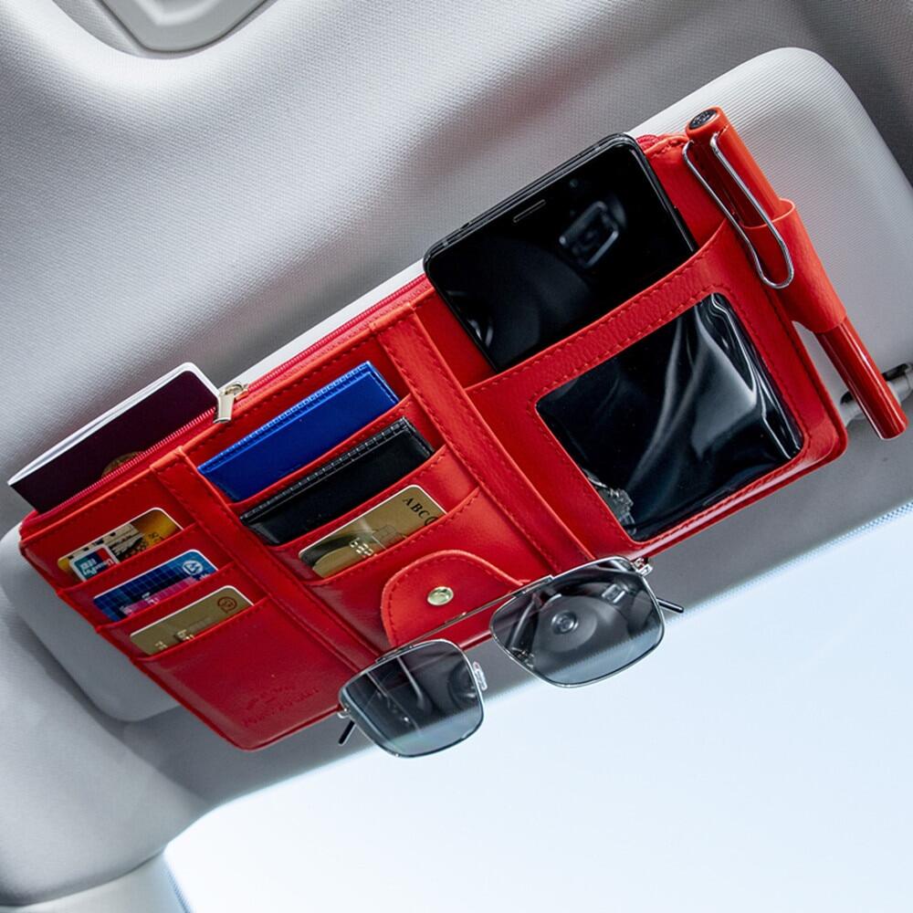 car card holder Car Sun Visor Organizer Car Accessories Interior