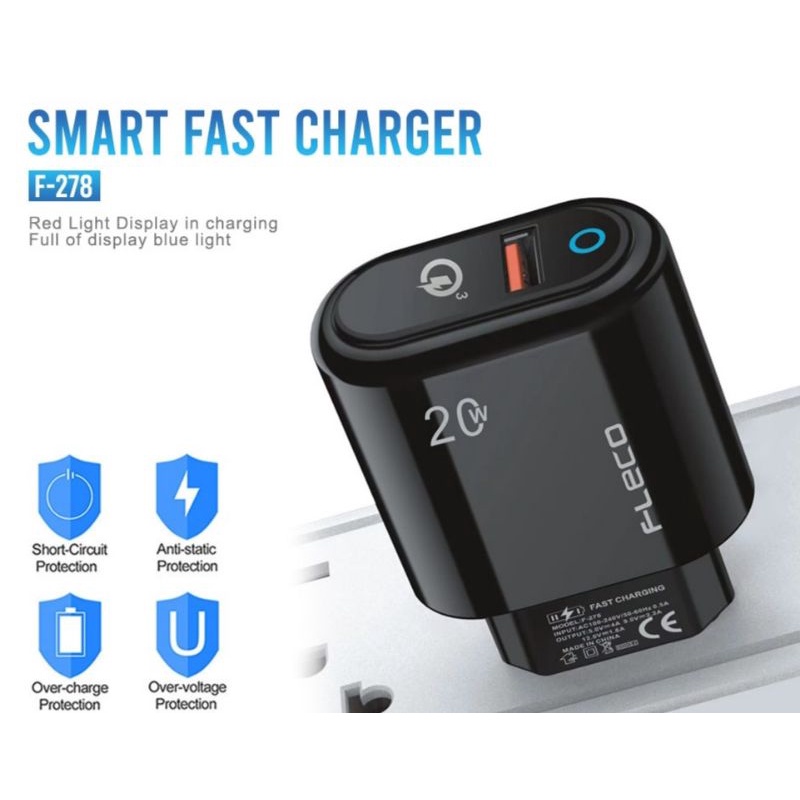 20w Fast Charging Charger Head Shell Adapter | Shopee Philippines
