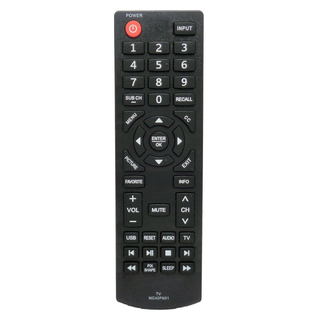 Remote control MC42FN01 for TV LCD Sanyo FW24E05F FW42D25T FW50C85T ...