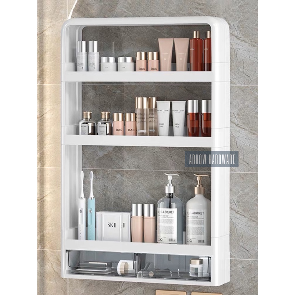 Heavy Toilet Cosmetic Rack Toilet Washstand Dressing Cabinet Bathroom ...