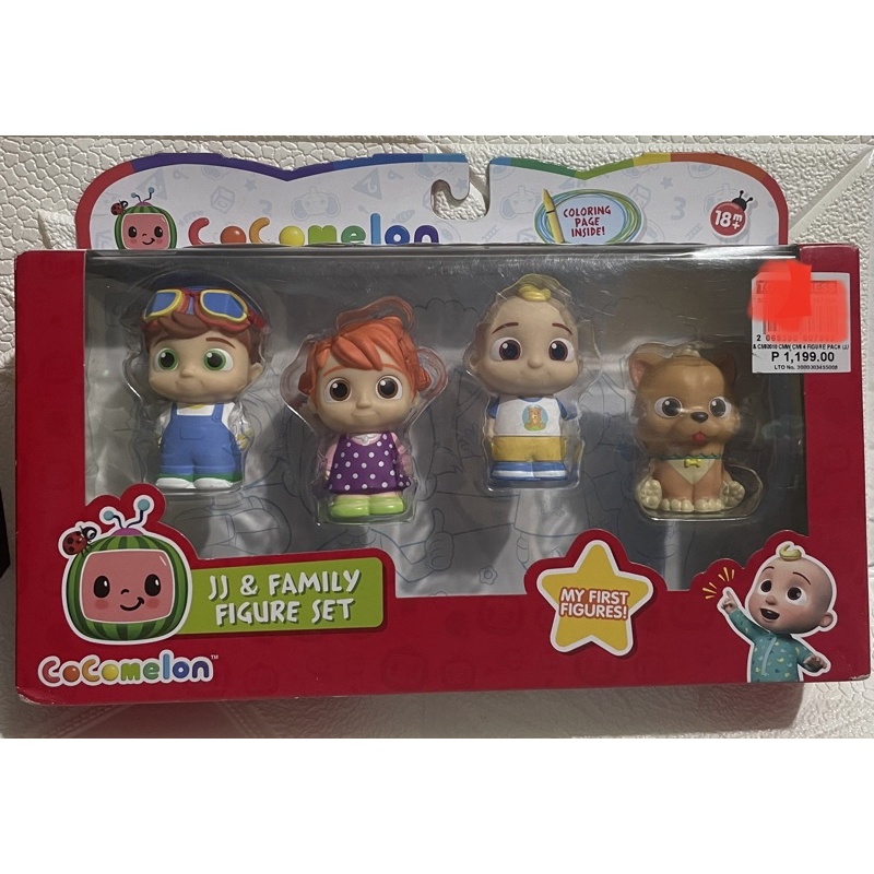 Cocomelon JJ & Family Figure Set | Shopee Philippines