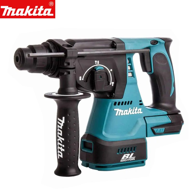 Makita Dhr242 Cordless Brushless Electric Rotary Hammer Drill 18v Multifunction Rechargeable