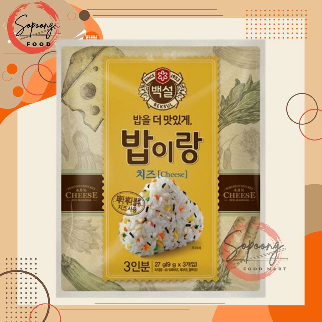CJ BEKSUL Rice Babirang Seasoning Furikake Cheese Mix 27G | Shopee ...