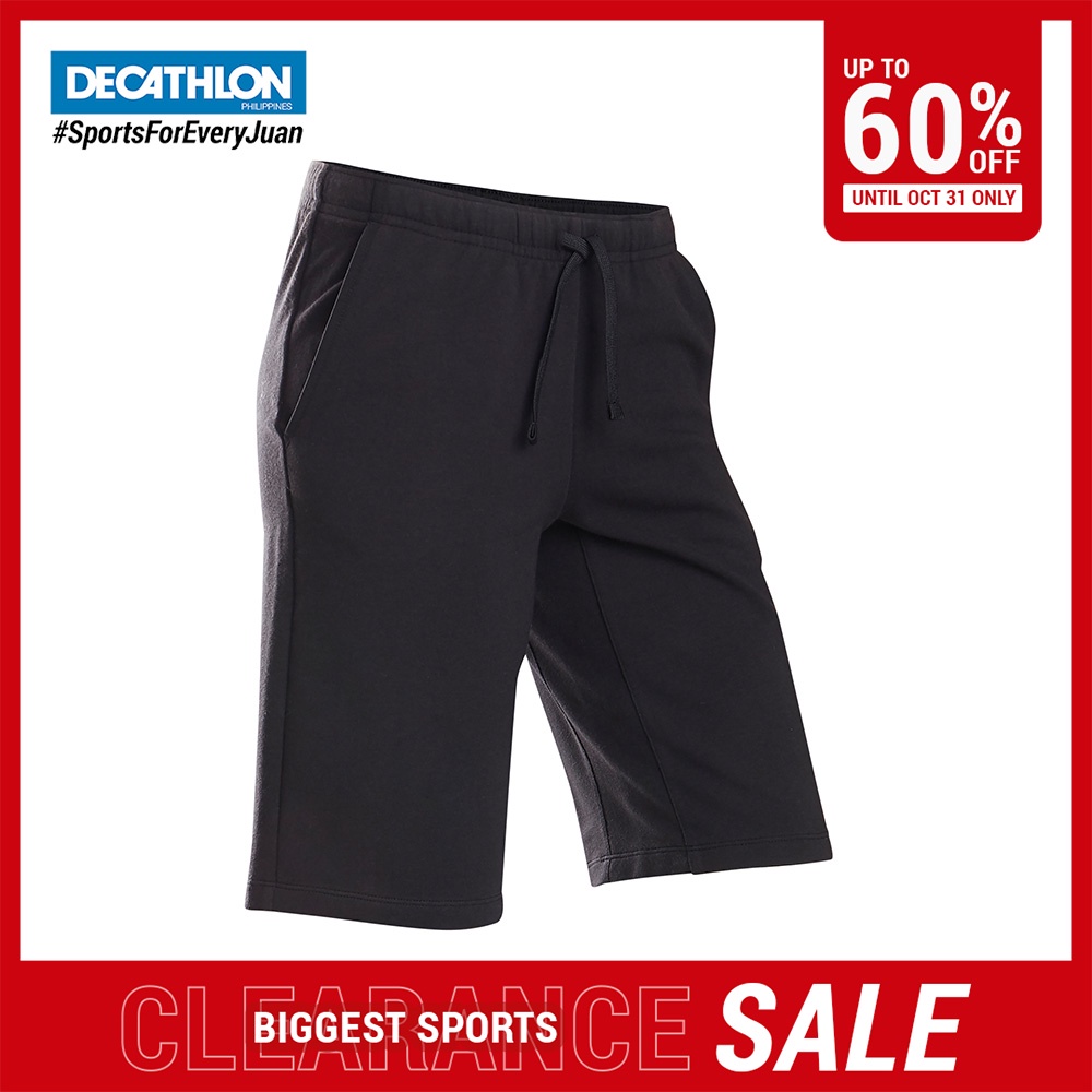 W500 Breathable Gym Shorts - Black - Girls' - Black, Black - Domyos -  Decathlon