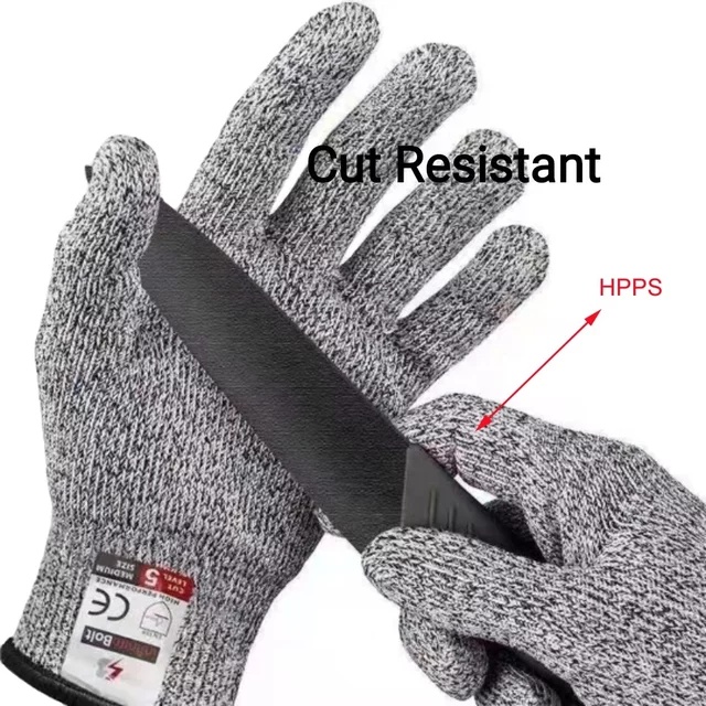 Cut Resistant Gloves Kitchen HPPE Anti Scratch Glass Cutting Safety