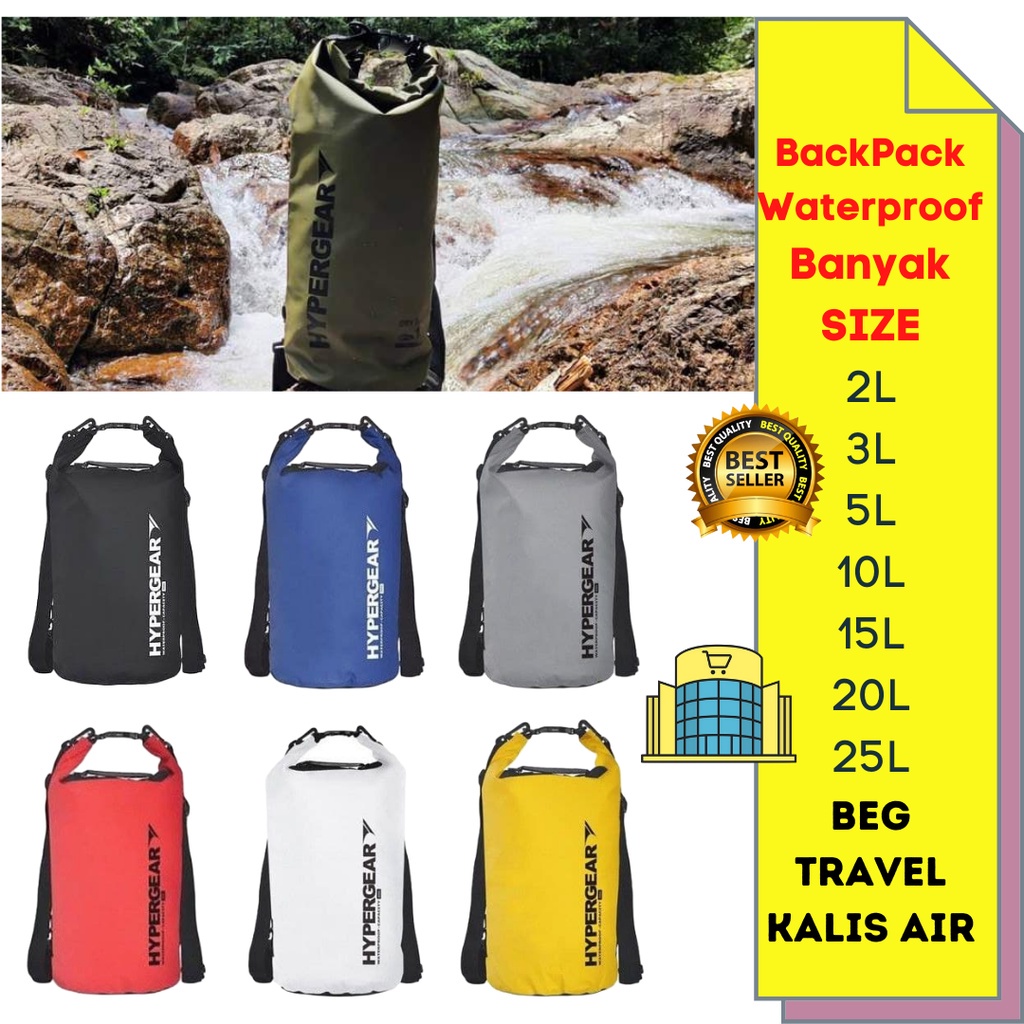 Hypergear 20l waterproof backpack hot sale