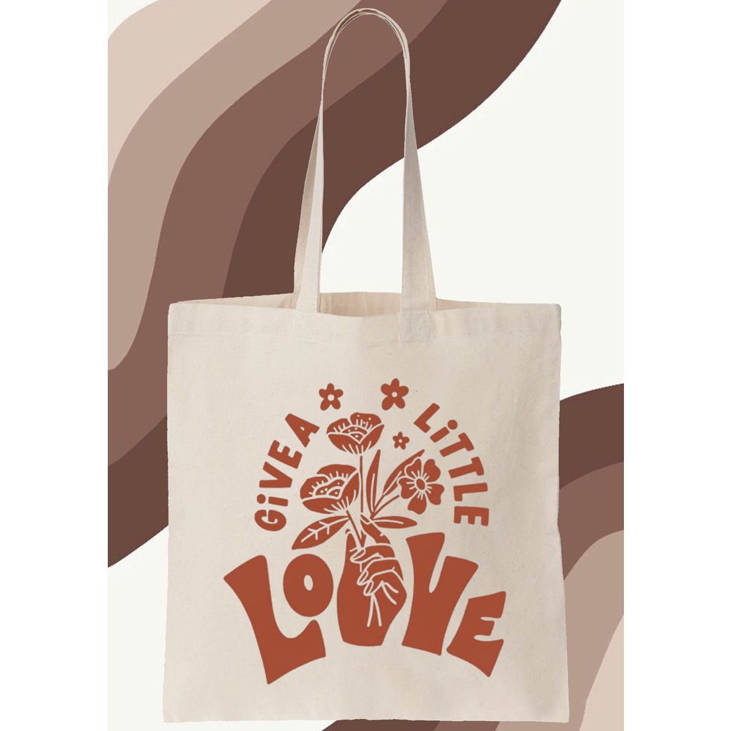 [HIGH QUALITY] AFFORDABLE KATSA CANVAS FASHION TRENDY TOTE BAG BROWN