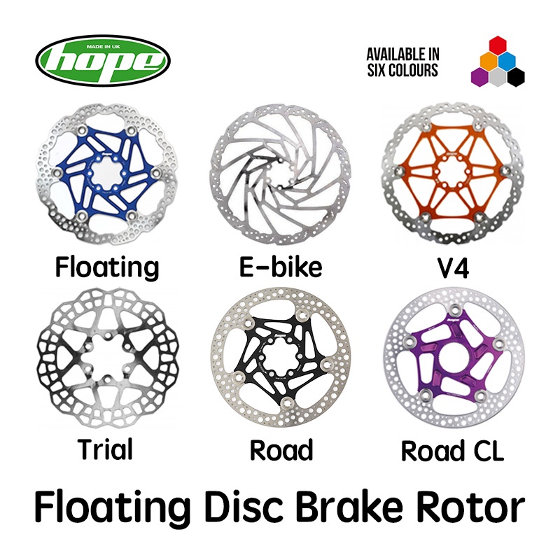 🅢🅸🅒🅺Hope Disc Brake Floating Rotor Bolt/Road  Centerlock/V4/Trials/E-bike 140/160/180/203/220mm