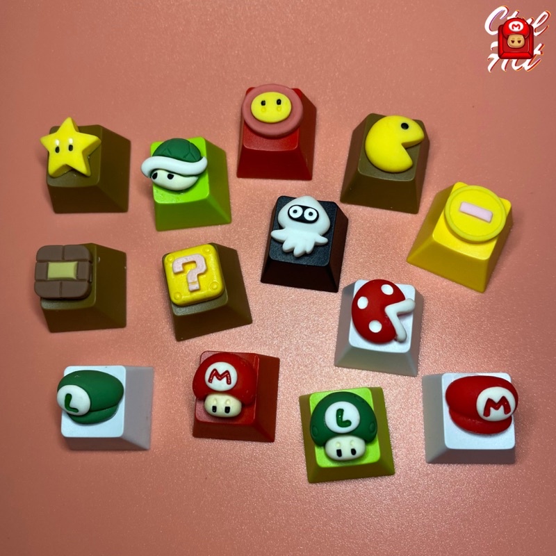 #7 SUPER MARIO KEYCAP FOR MECHANICAL KEYBOARD | Shopee Philippines