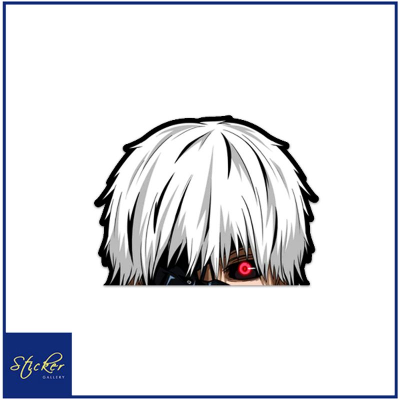 KEN KANEKI TOKYO GHOUL ANIME PEEKER Waterproof Sticker for Motorcycle ...
