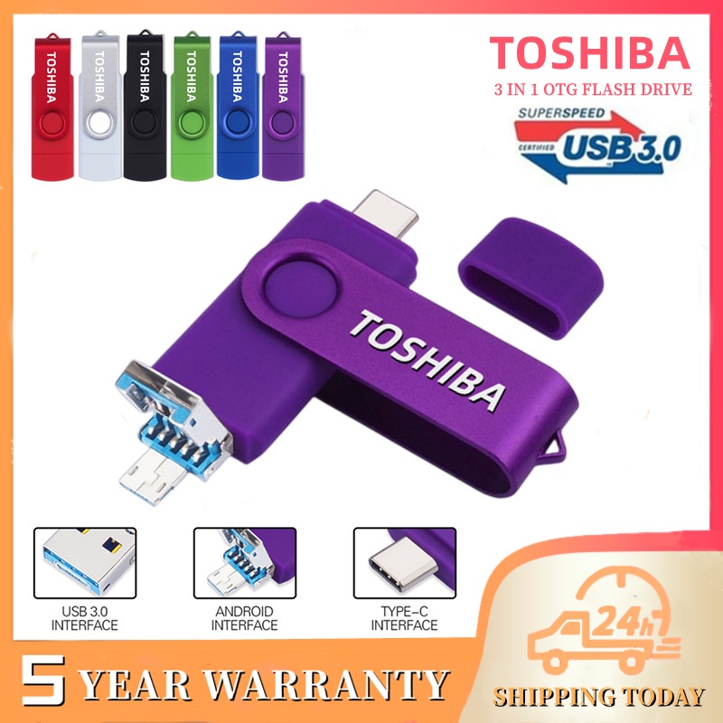 3 IN 1 OTG USB Flash Memory Driver 3.0 C Type Thumb Micro PenDrive 32GB ...