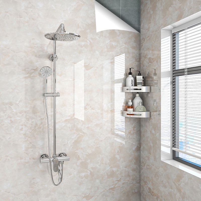 Waterproof wallpaper for toilet/thickened self adhesive bathroom wall