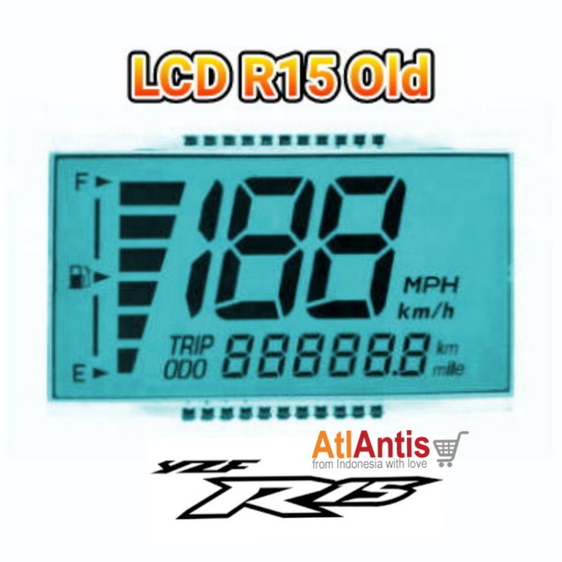 Old Yamaha R15 LCD, New And Original R15V2 LCD Speedometer | Shopee ...