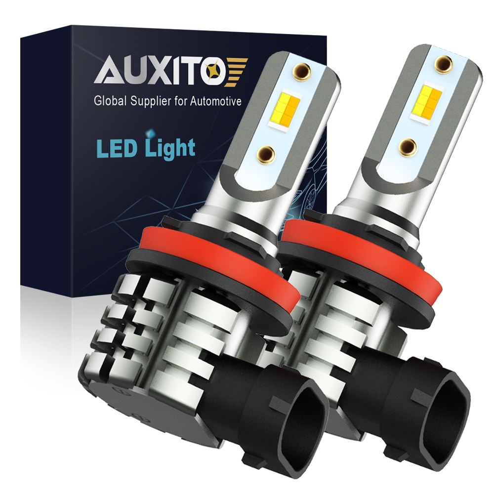 Auxito 2pcs Led Dual Color H11 Led Fog Lights Bulb H8 H9 H11 H16 Daytme Runing Light Fog Lamp 0544