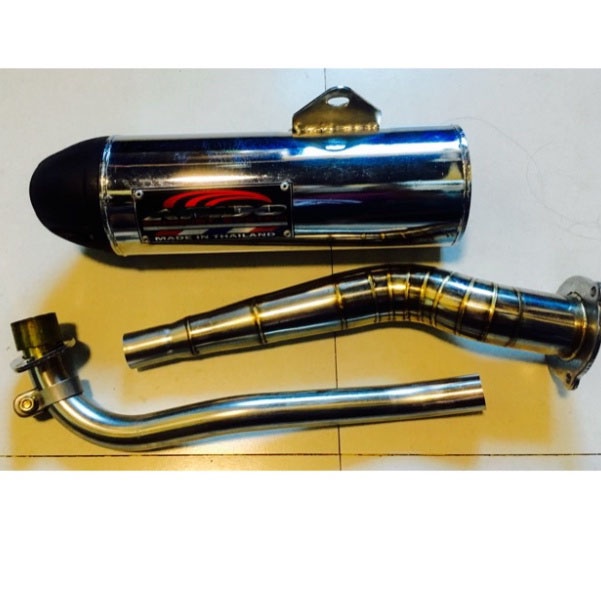 Apido Exhaust Pipe for XRM 110/125/raider 150 carb (chrome plated