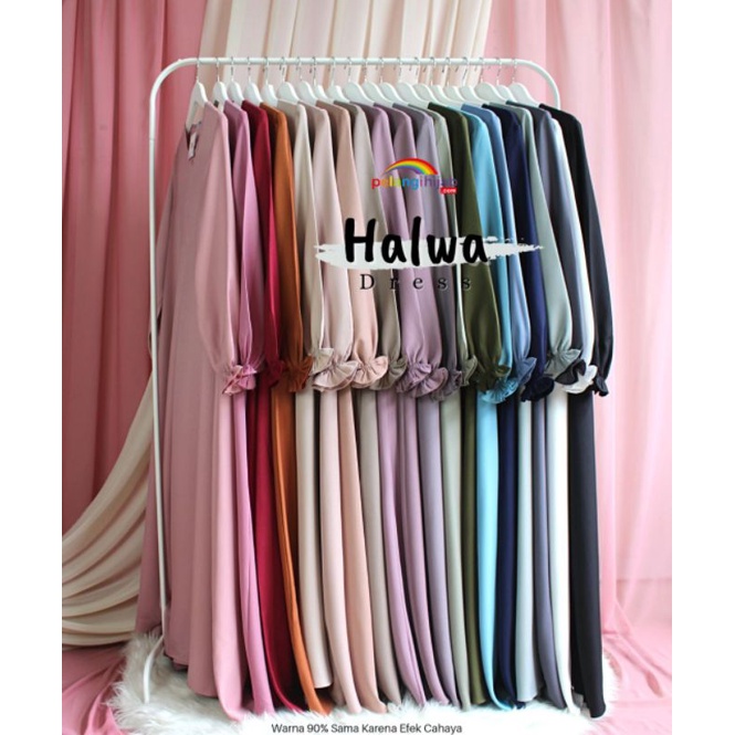Halwa Robe Hulwa Robe Color 2 Raw Material By Rainbow Hijab PH Pregnant friendly