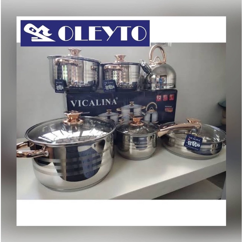 vichelena 12 pcs cookware set Shopee Philippines