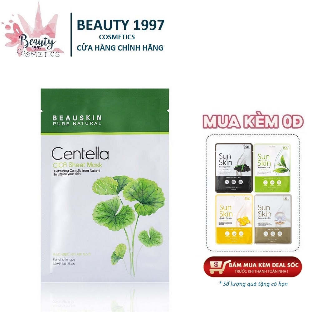 Beauskin Cica Centella Sheet Mask 30ml Shopee Philippines