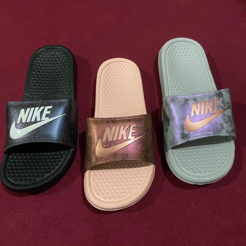 New Nike Benassi JDI Cloud Foam/Galaxy Custom Drip Slides (OEM ...