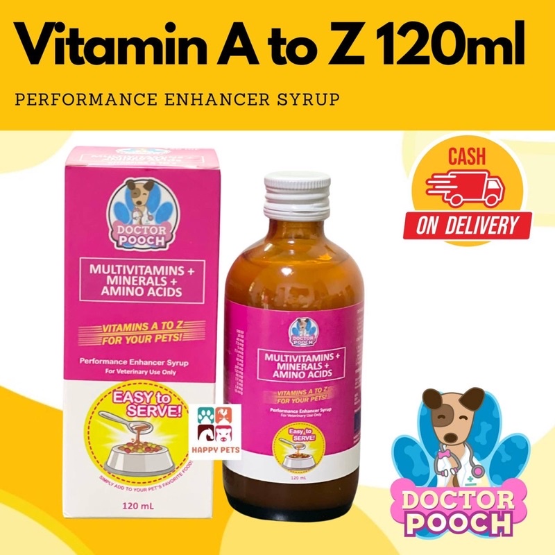 VITAMINS A to Z 120ML Performance Enhancer Syrup Multivitamins+Minerals