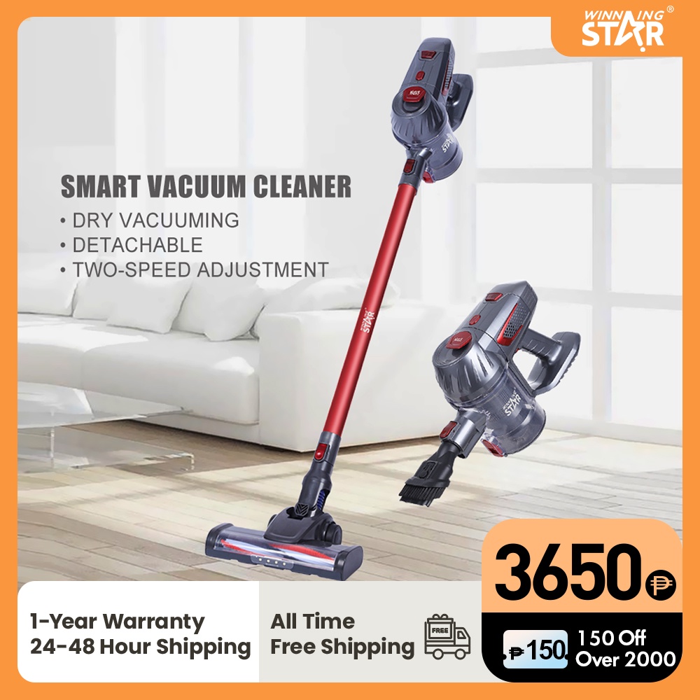 Winning Star Cordless Vacuum Cleaner, 90mins Long Runtime Stick Vacuum
