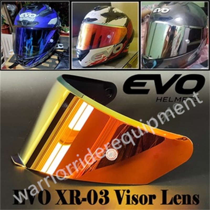 EVO XR03 VISOR LENS Helmet visor lens suitable for EVO helmet EVO xr 03 Shopee Philippines