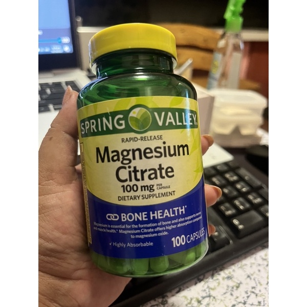 🇺🇸 Spring Valley Magnesium I Magnesium Citrate Shopee Philippines