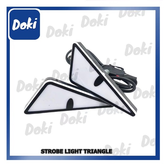 [DOKI MOTO] STROBE LIGHT TRIANGLE | Shopee Philippines