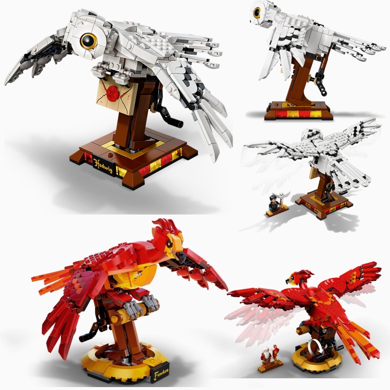 Harry Potter Series Compatible Lego 75979 Hedwig 76394 Phoenix Fawkes ...