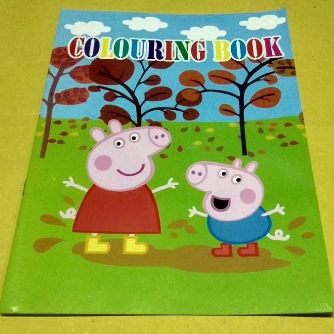 Coloring Book Glosy Cover (Peppa Pig) Shopee Philippines