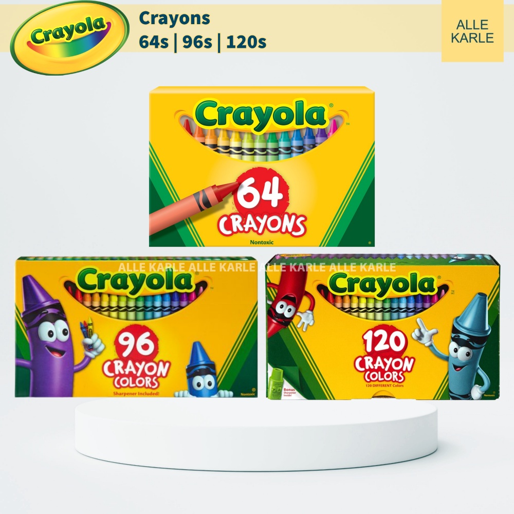 Crayola Crayons | 48 Colors 64 Colors 96 Colors 120 Colors | Alle Karle ...