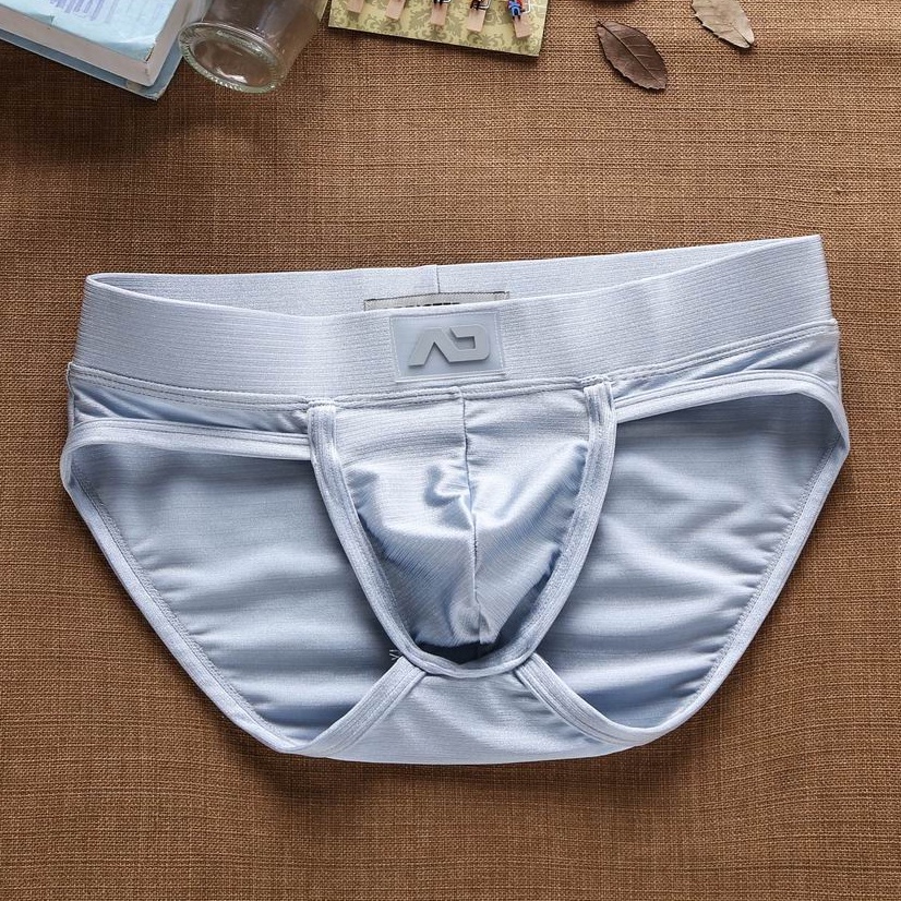 Addicted Men Silk Satin Golden High-Cut Briefs Man Underwear Boy ...