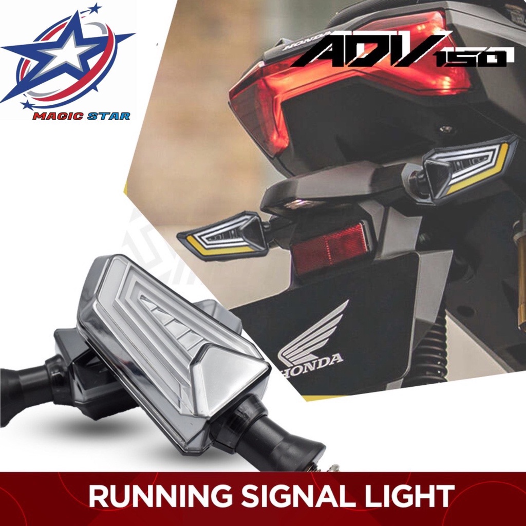 HONDA ADV 150 RUNNING SIGNAL LIGHT YELLOW-WHITE / LED INDICATOR TURN ...