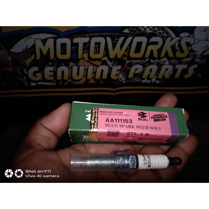 Spark plug Bajaj re /maxima/ cargo 100 genuine Shopee Philippines