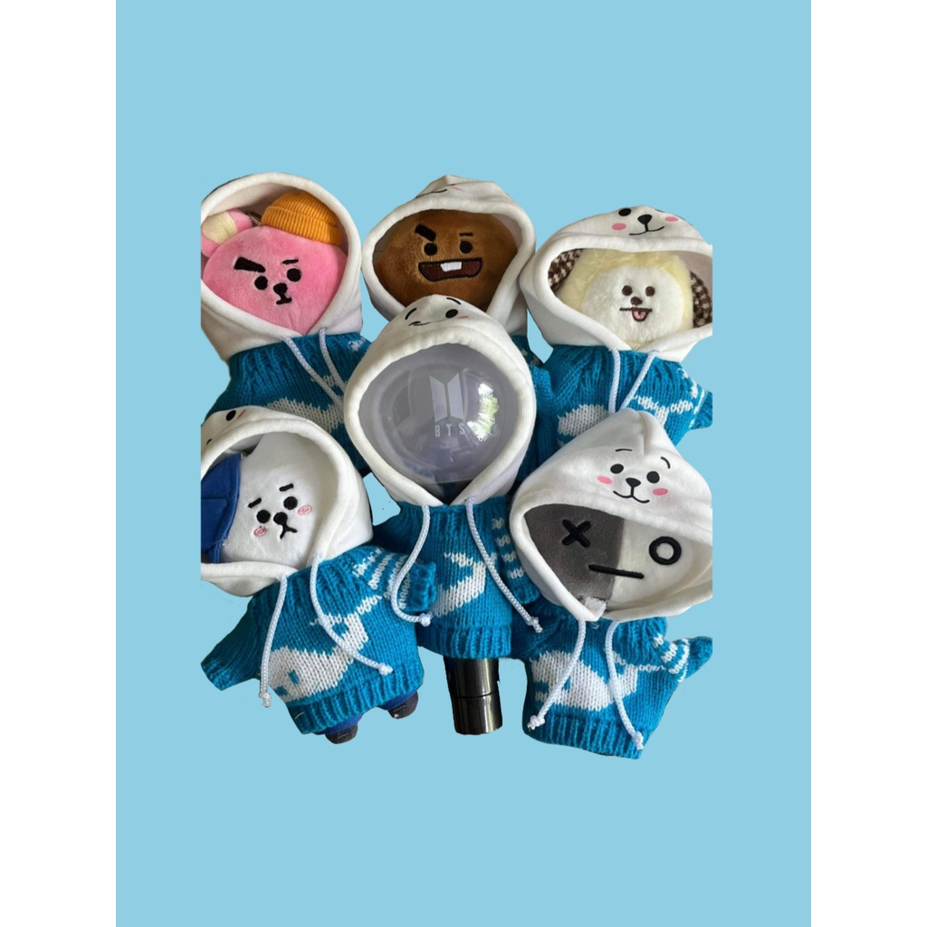 BTS Jin Kore Hoodie/BTS ARMY Bomb Hoodie/BT21 Doll Hoodie | Shopee ...