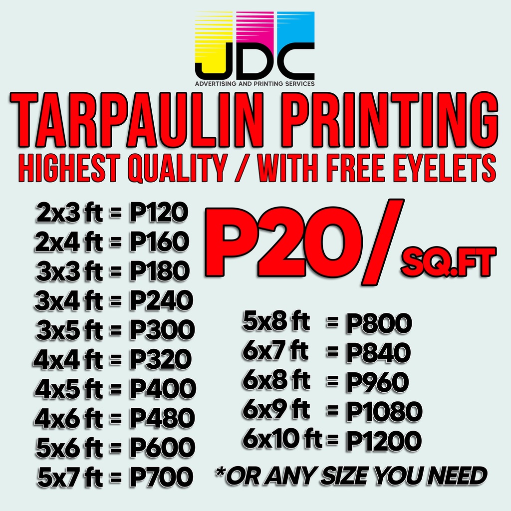 Large Size Print Price