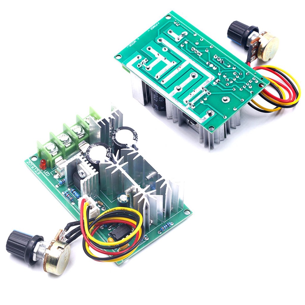 12V / 24V / 36V / 48V 20A 1200W PWM DC Motor Governor High Power Drive ...