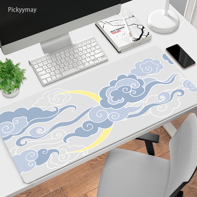 Clouds Art Mouse Pad Chinese Style Mousepad Office Computer Desk Mat ...