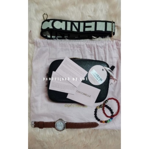 BRANDNEW ORIGINAL COCCINELLE TEBE SLING BAG Shopee Philippines