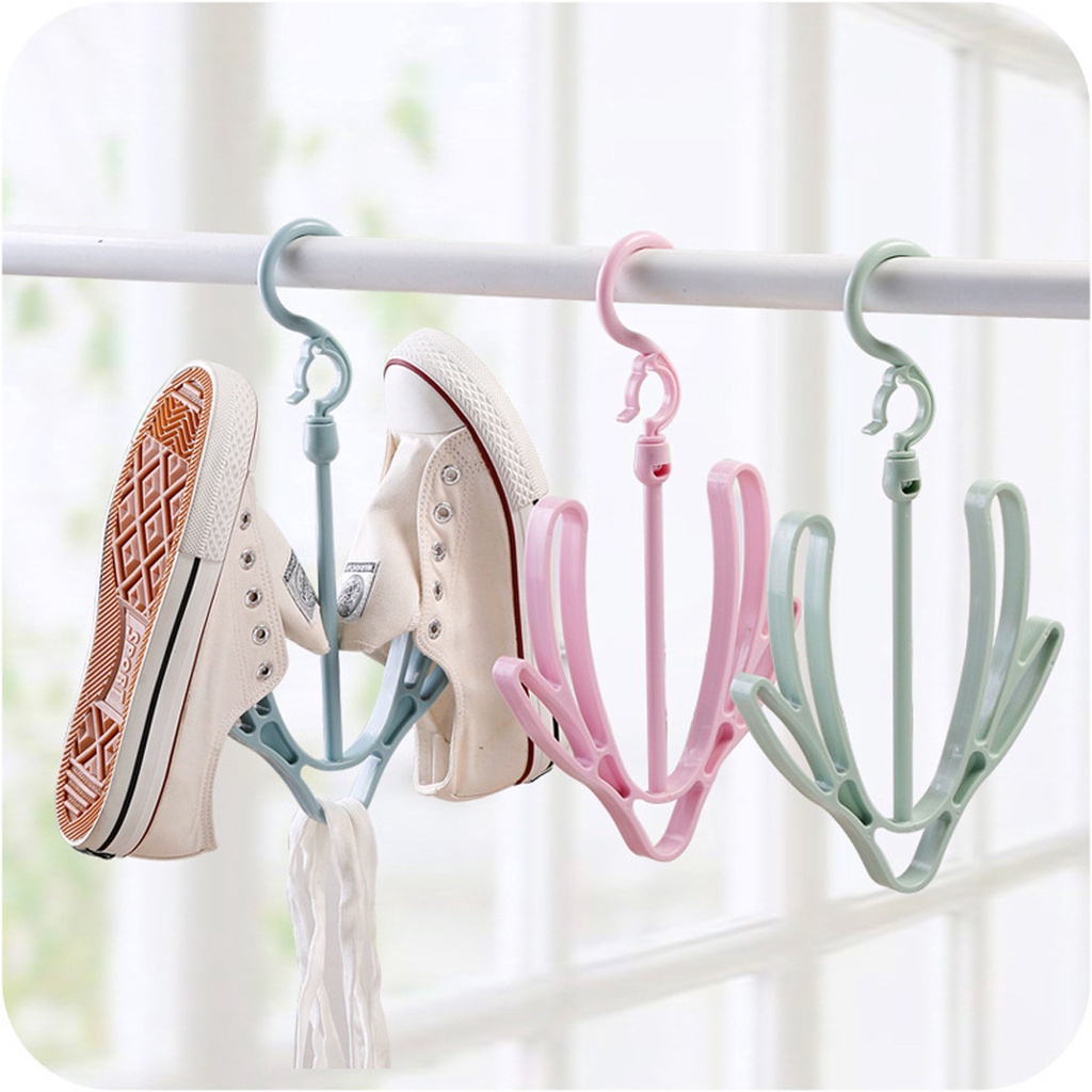 Movable Drying Shoe Rack Hook, Rotating Drying Racks Movable Drying ...