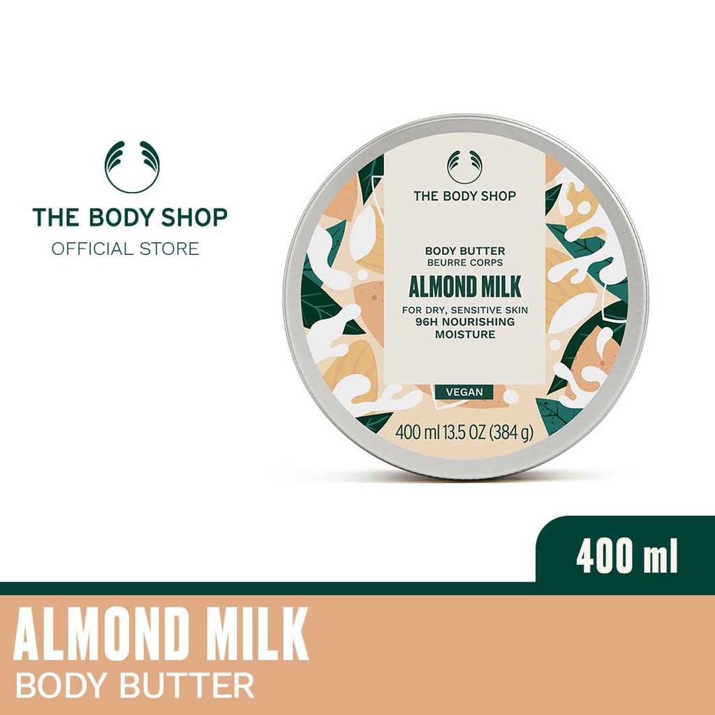 The Body Shop Almond Milk Body Butter (400ml) Shopee Philippines