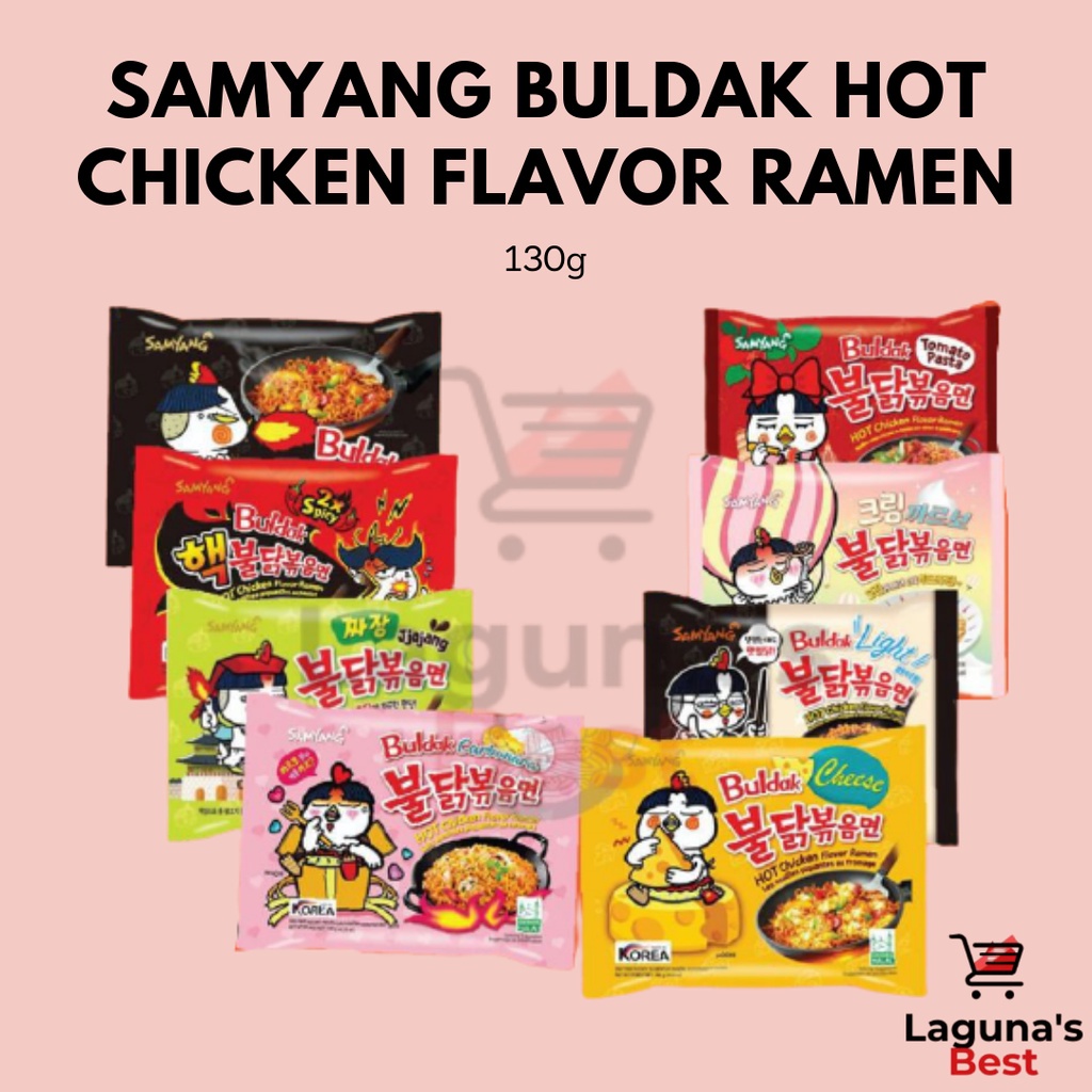 ↂsamyang Korean Spicy Noodle Buldak Hot Chicken Flavor Ramen Noodles