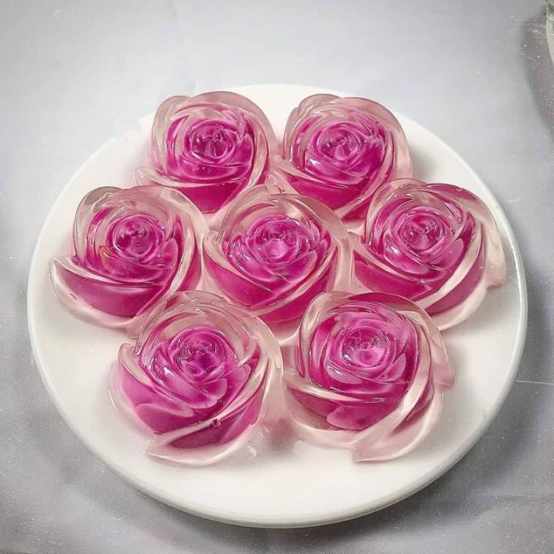 Set of 10 beautiful mother-child flower silicone molds, 2-layer flowers ...