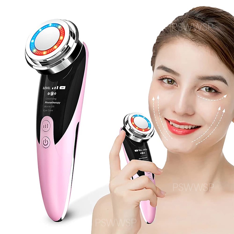 ☬facial Massager Rf Face Lift Device Led Radio Frequency Skin Rejuvenation Wrinkle Removal Face 8276