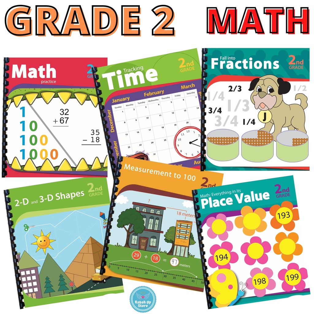 GRADE 2 (MATH) Activity Workbook Worksheet Homeschool Learning Materials Shopee Philippines