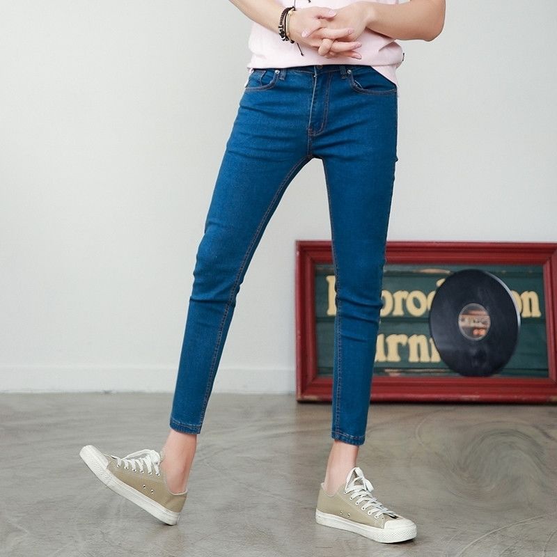 celana jeans lelaki seluar slim fit Small Size Men's Pants 26 27 Feet Slimmer Skinny NarrowLeg